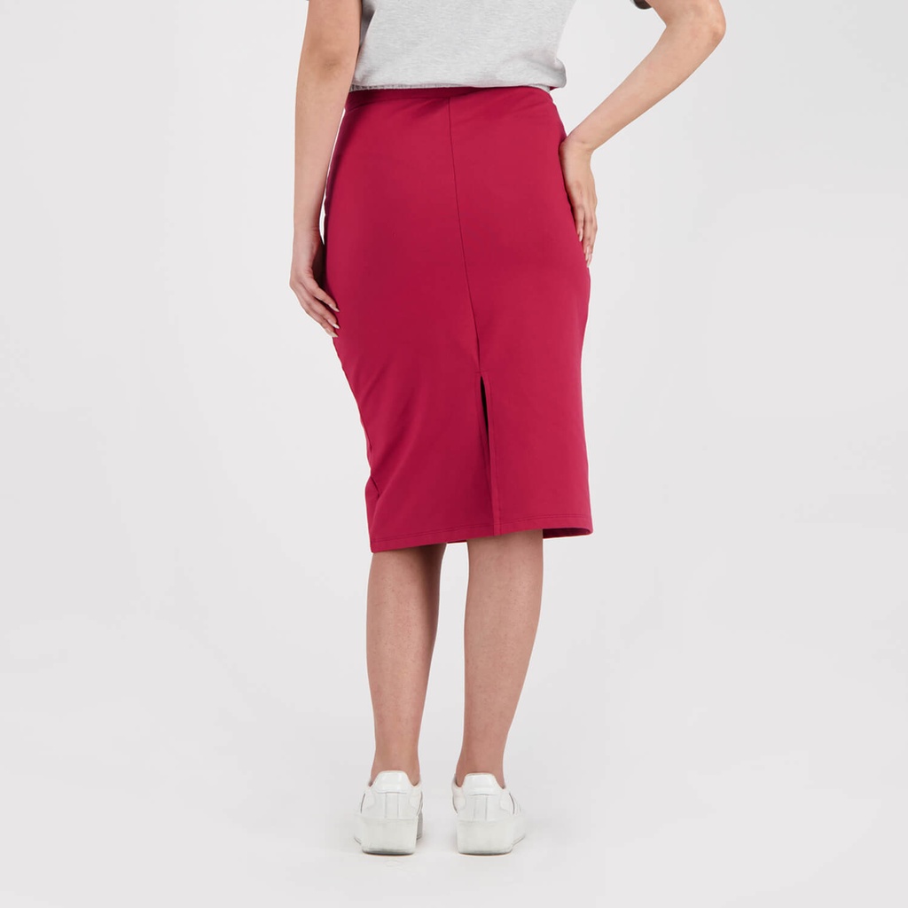 Jupe femme en molleton mi-longue