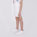 Jupe paperbag fille courte