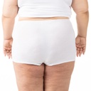 Culotte taille haute grandes tailles en coton stretch