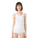 Culotte taille haute senior en tricot côtelée uni