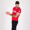 T-shirt unisexe manches courtes نشجعو النسور بالقلب و المريول