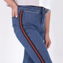 Jegging fille avec bande coté