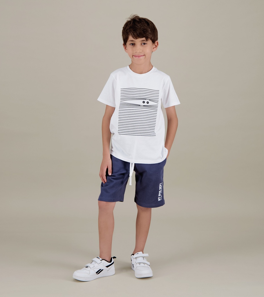 T-SHIRT MANCHES COURTES CLIN D’OEIL