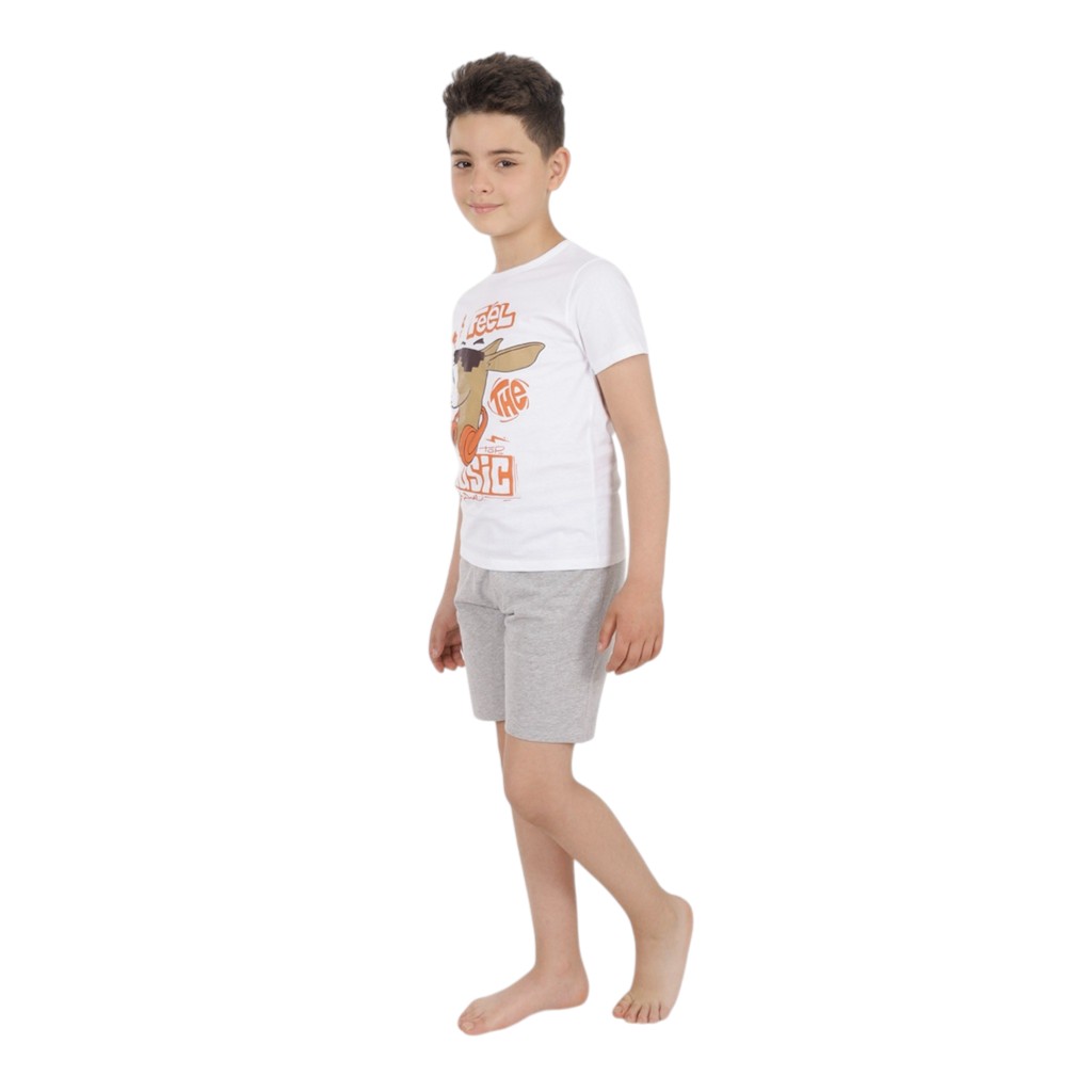 Ensemble garçon manches courtes et short FEEL THE MUSIC