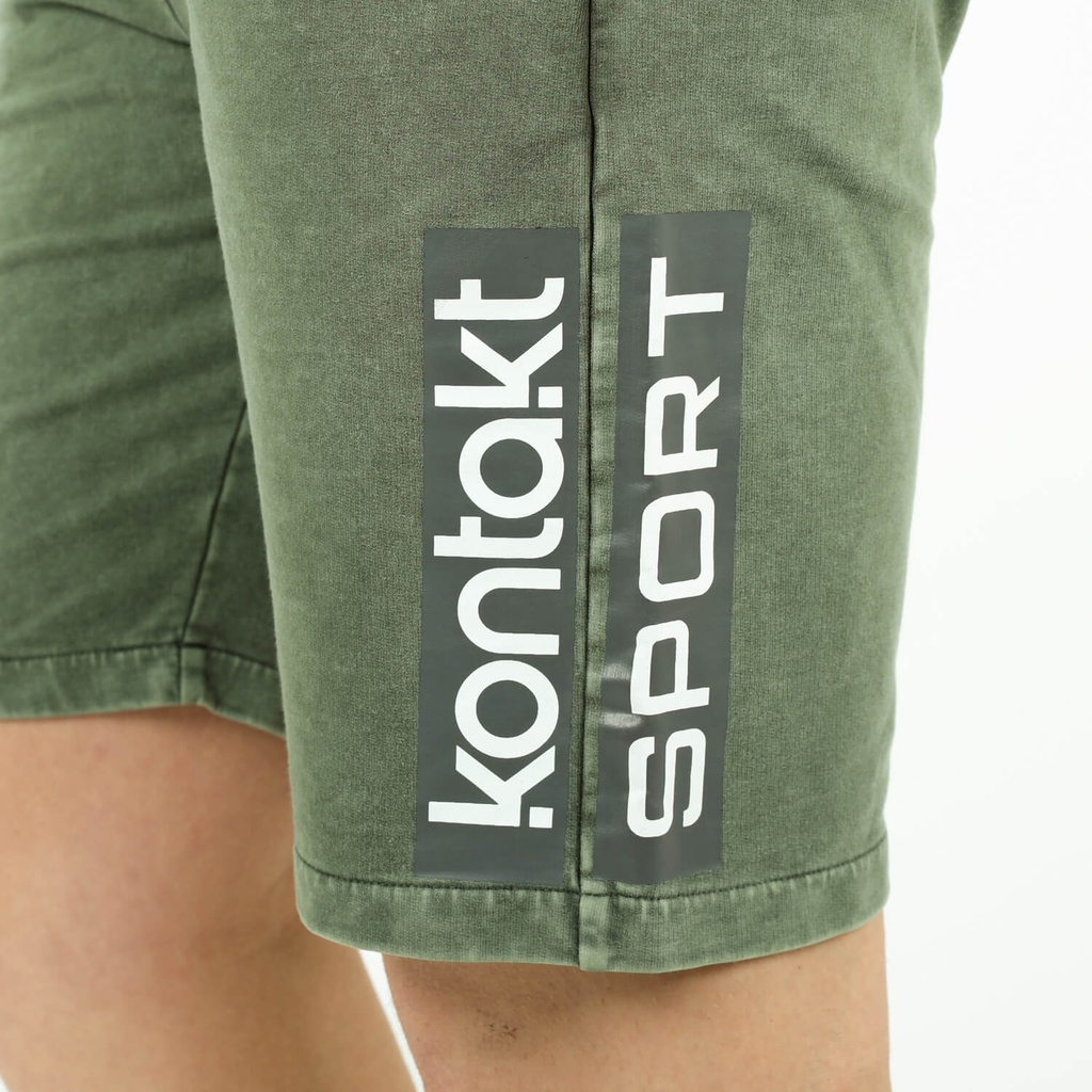 Short homme délavé en molleton