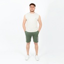 Short homme délavé en molleton