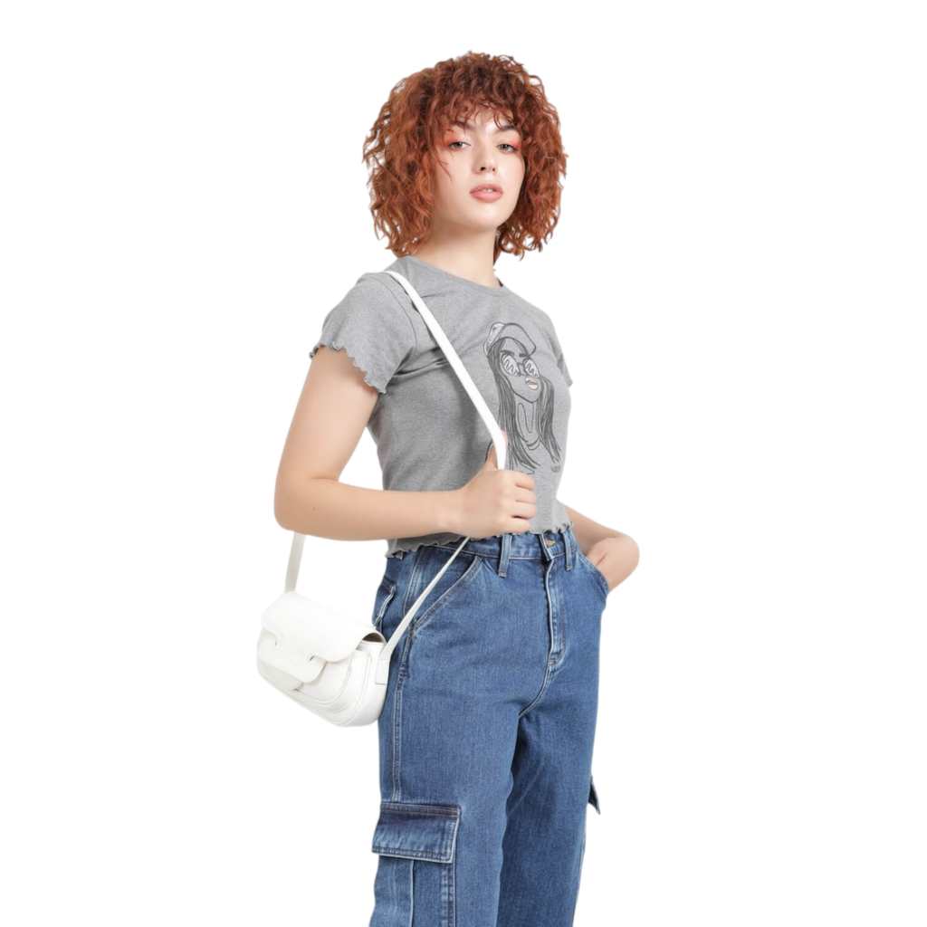 Sac bandouliére en cuir - SAGHIRA