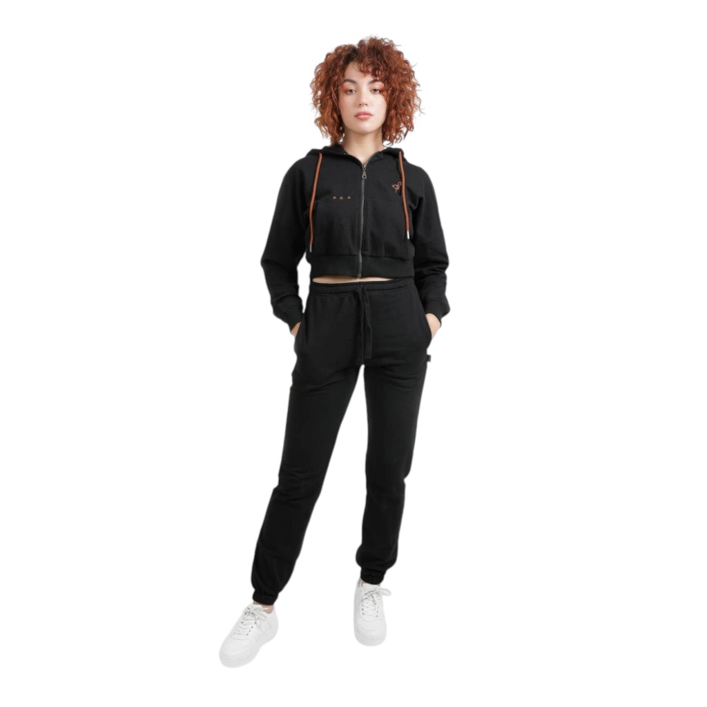 Jogger slim femme en molleton