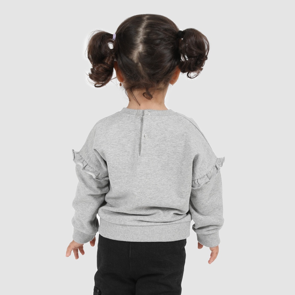 Sweat bébé avec volant CUT RABBIT