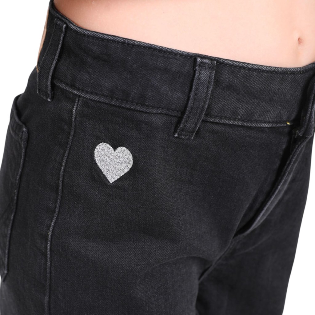 Wide leg jeans fille