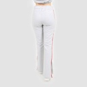 Jogger flare femme avec bande contrasté