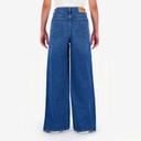 Wide leg jeans femme avec boutons pressions - WIDED