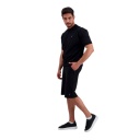 Sweat homme manches courtes avec côte