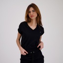 Sweat femme sans manches avec broderie