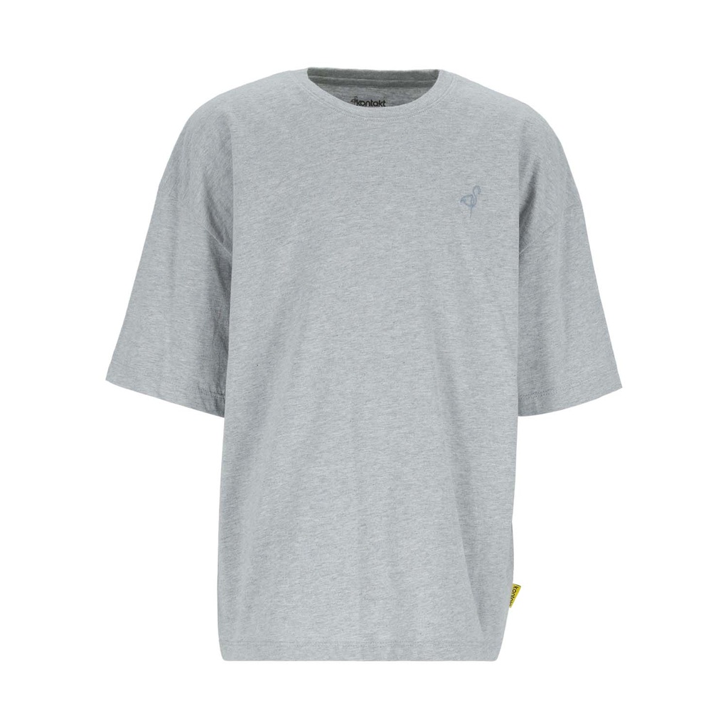 T-shirt oversized garçon manches courtes avec broderie