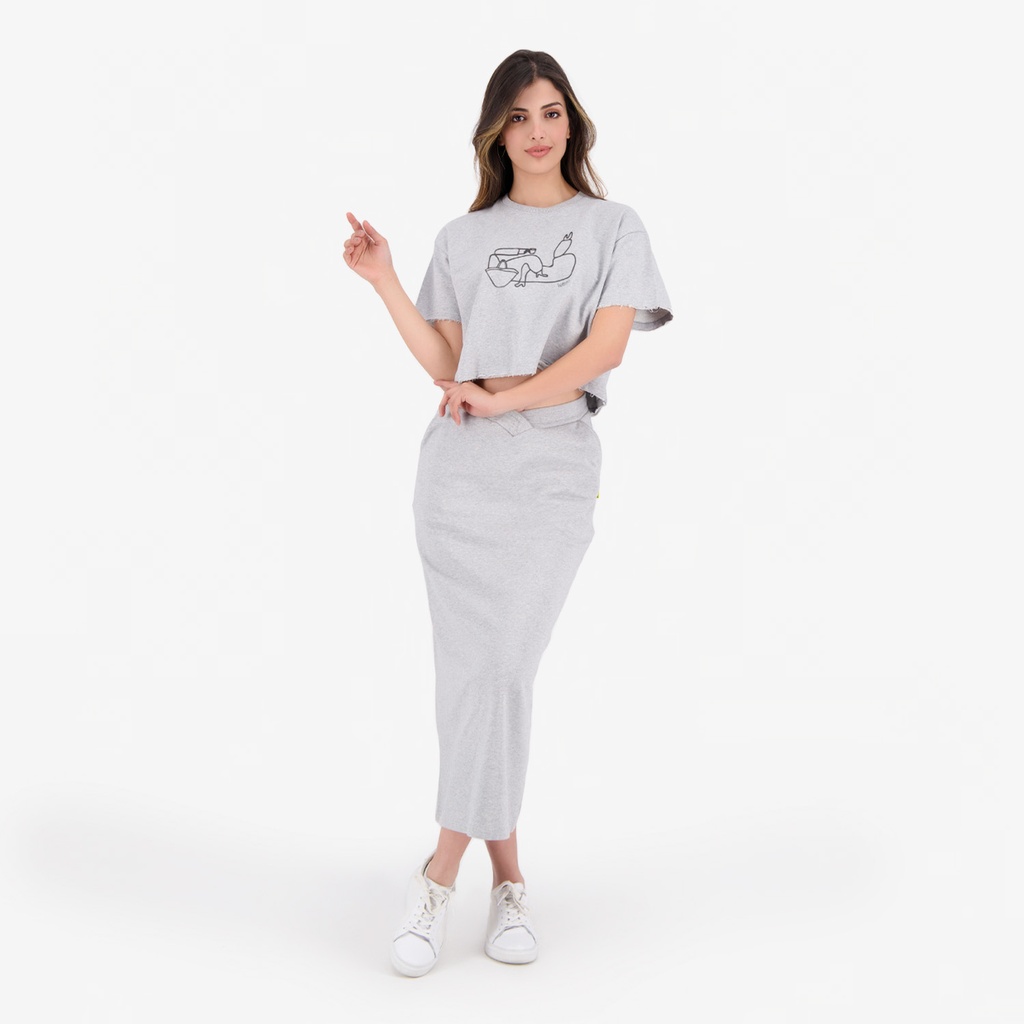 Sweat sur taille femme manches courtes 9a3da m3a lebnet