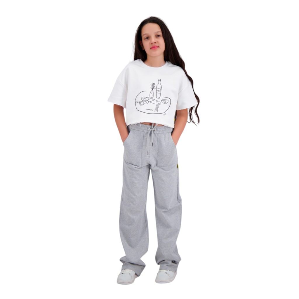 Sweat sur taille fille manches courtes FTOUR ELSBEH