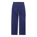 Jogger délavé jambe droite femme avec poches plaquées