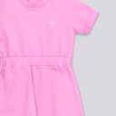 Robe bébé fille avec ceinture à la taille