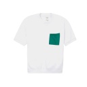 Sweat homme manches courtes avec poche plaquée