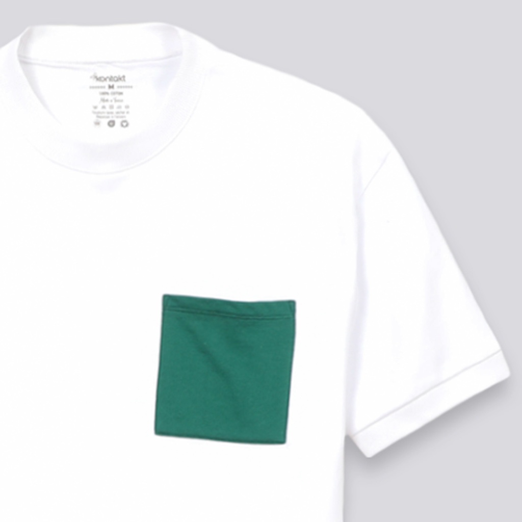 Sweat garçon manches courtes avec poche plaquée