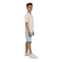 Polo garçon manches courtes en jersey avec broderie