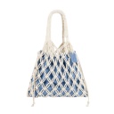 Tote en jeans et macrame