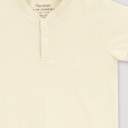 Polo bébé col mao avec broderie