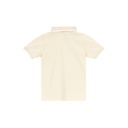 Polo garçon manches courtes en jersey avec broderie
