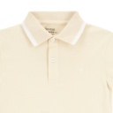 Polo garçon manches courtes en jersey avec broderie