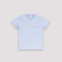 T-shirt garçon manches courtes avec poche plaquée
