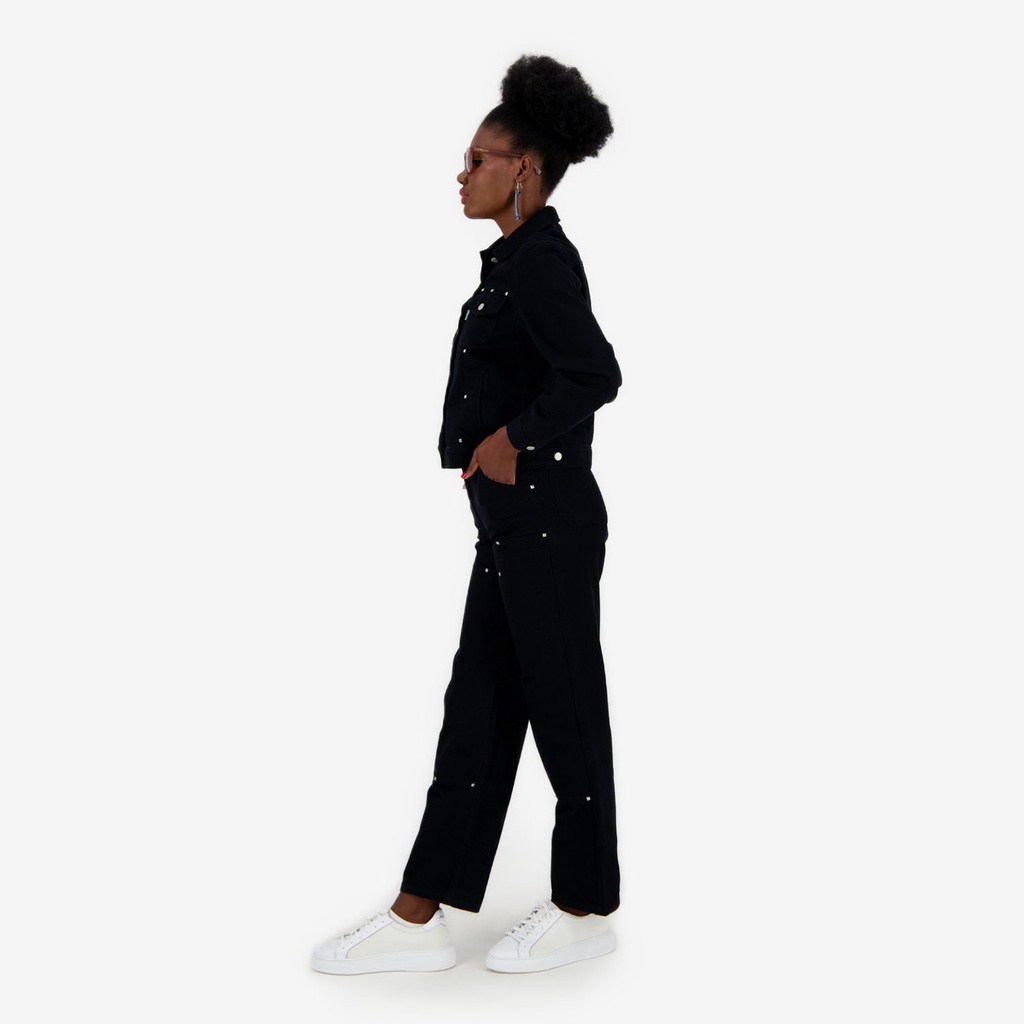 Regular jacket femme en jeans avec studs - KENZ