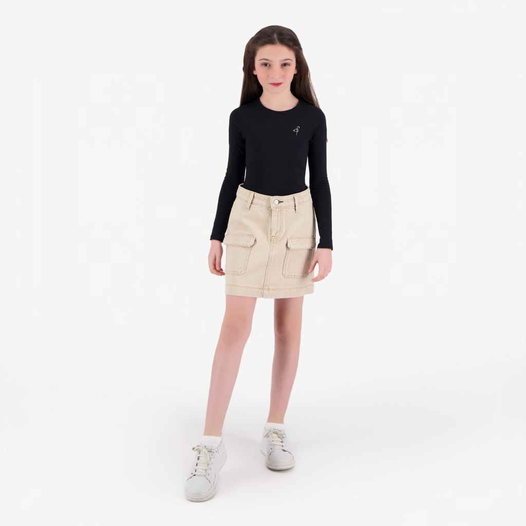 Workwear skirt fille
