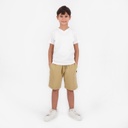 Short chino garçon en piquet