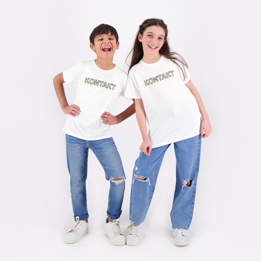 T-shirt unisexe enfant manches courtes   KONTAKT TEES