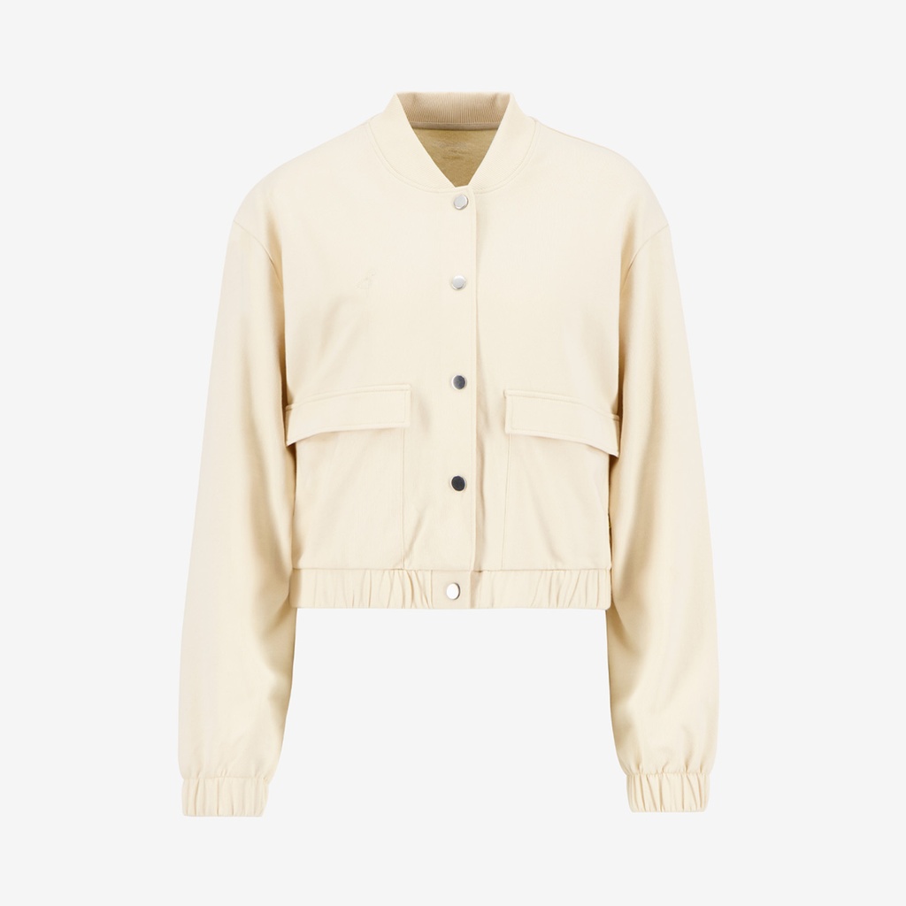 Bombers crop femme avec détails élastique