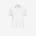 Polo homme manches courtes avec poche passepoilée