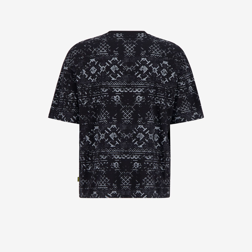 T-shirt oversized homme manches courtes imprimé all over