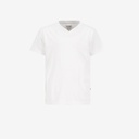 T-shirt garçon manches courtes col tunisien avec poche passepoilée