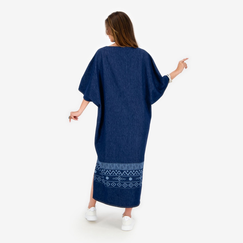 Robe jebba femme en jeans - JAMILA