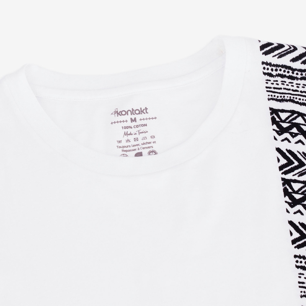 T-shirt oversized homme manches courtes IMPRIME FORMES TEPSI