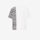 T-shirt oversized garçon manches courtes IMPRIME FORMES TEPSI