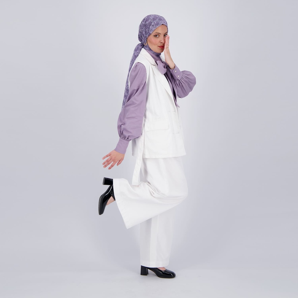 Chino wide leg femme - CHEDIA