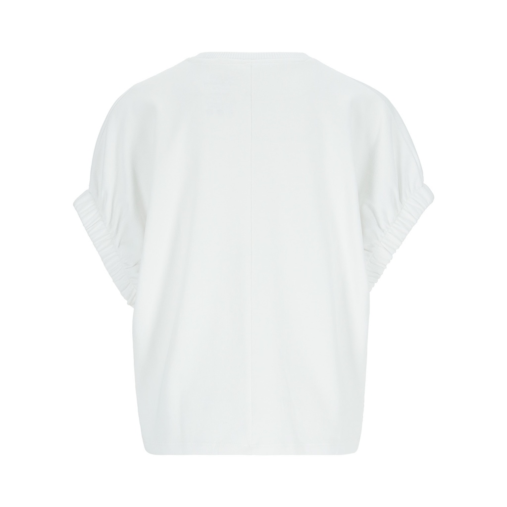 Sweat fille sans manches avec broderie