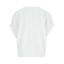 Sweat fille sans manches avec broderie
