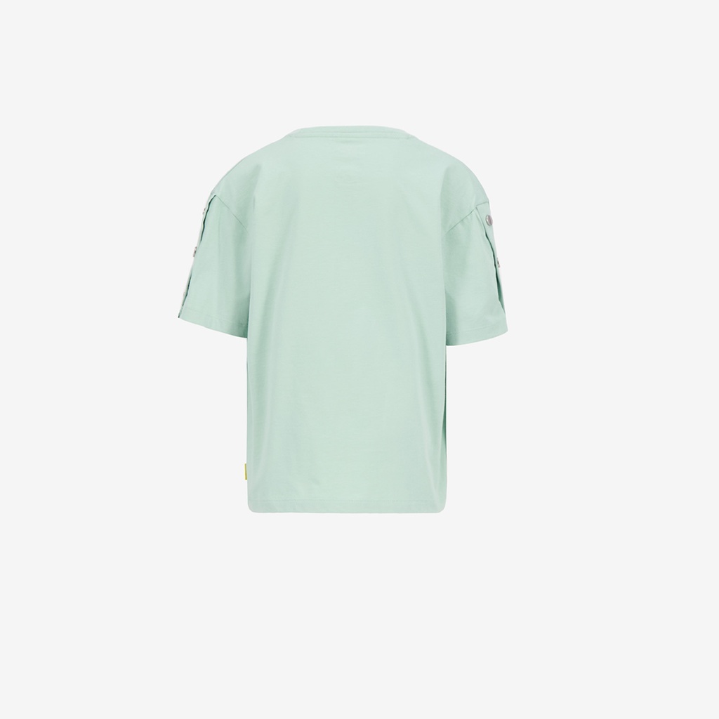 T-shirt fille manches courtes avec boutons pressions  ملا جو