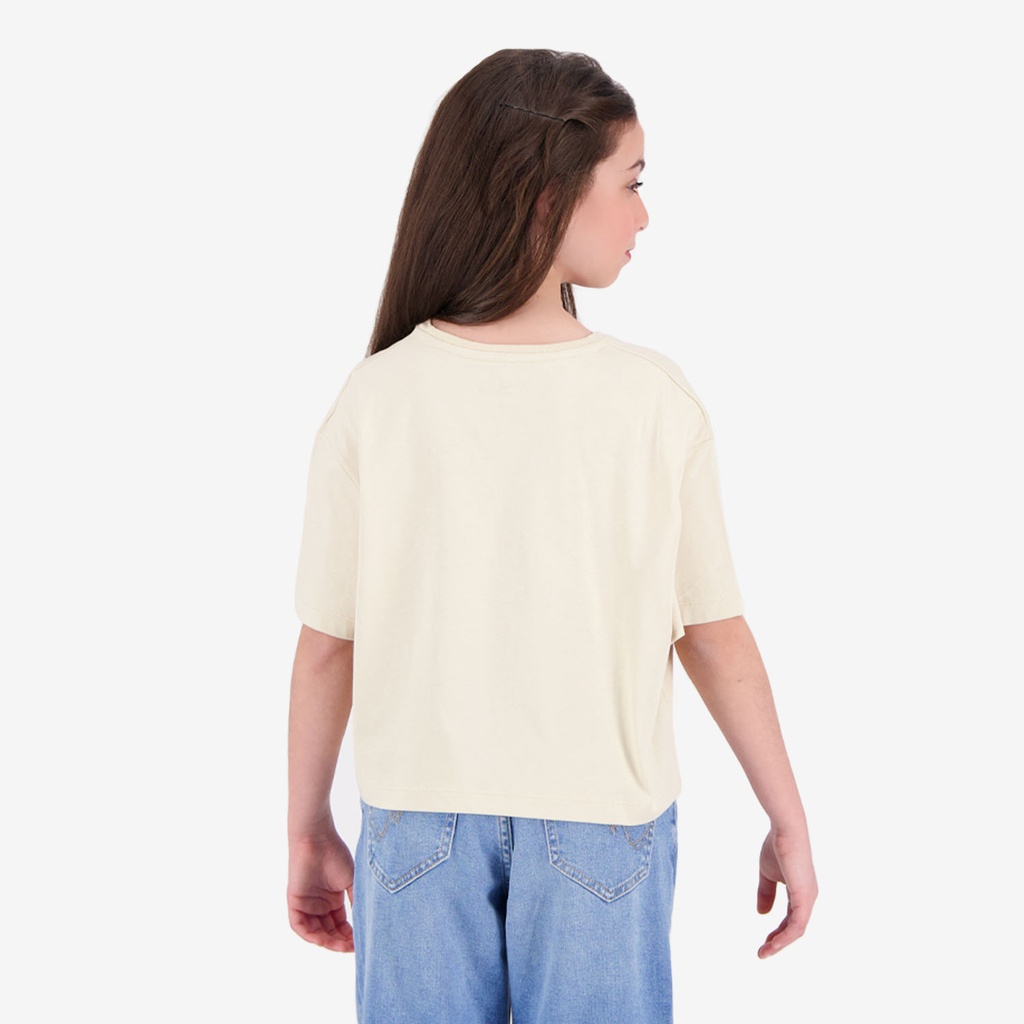 T-shirt fille sur taille manches courtes  تحت الياسمينة في الليل