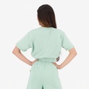 Sweat crop femme manches courtes  bkouly فيتامين