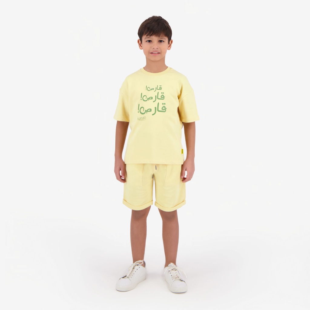 Short garçon avec pochs inversées