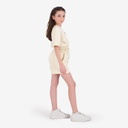 Sweat crop fille manches courte   الوردة لي نحكي عليها